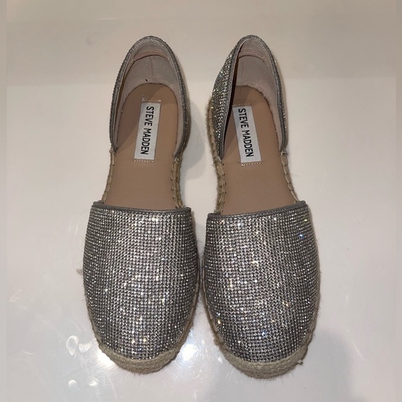 Steve Madden Rhinestone Espadrilles - Picture 1 of 4